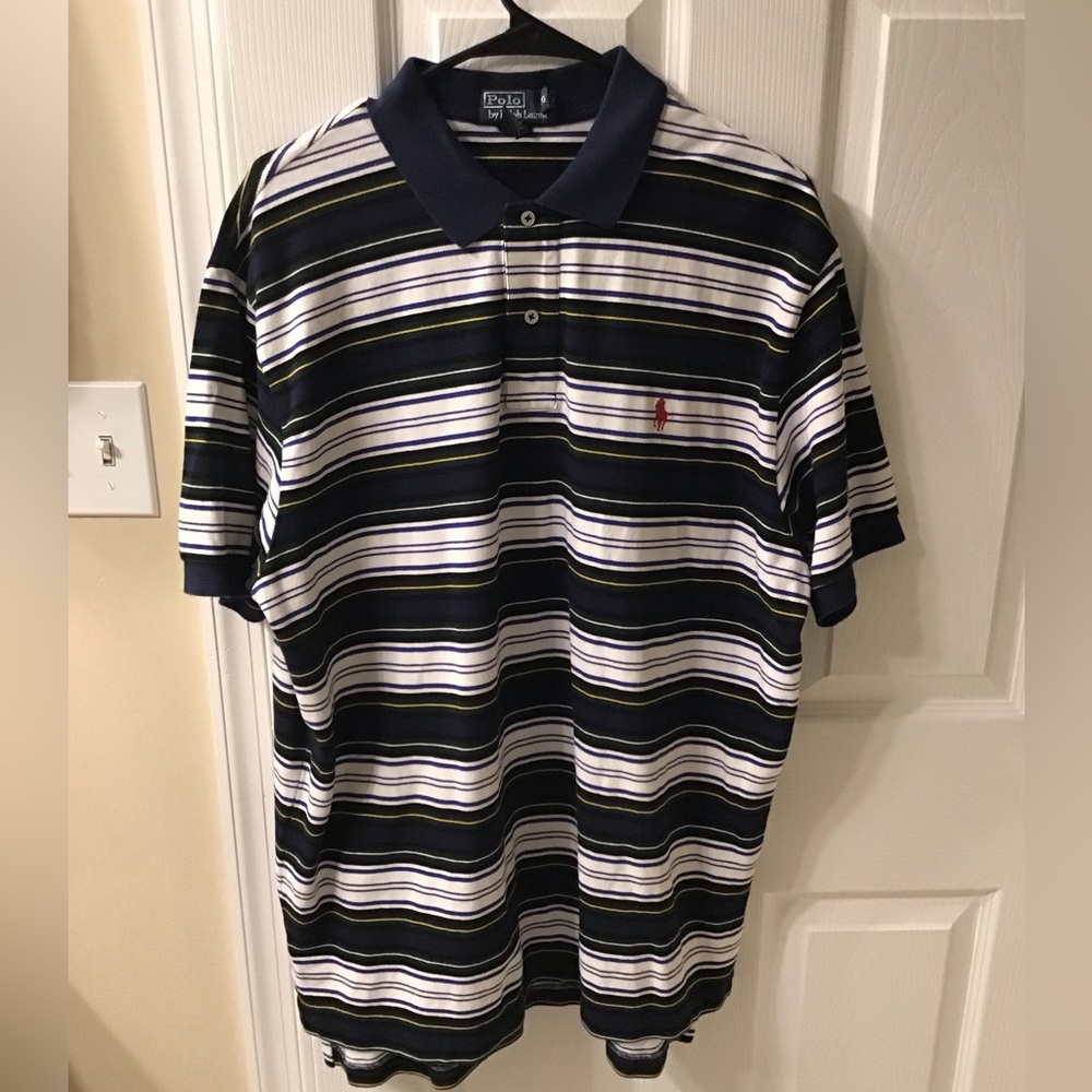 Vintage Polo Ralph Lauren Polo Multicolored Stripes XL